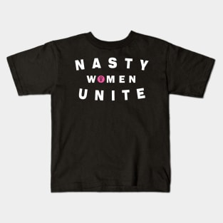 Nasty women unite outfit for Womens March 2018 Kids T-Shirt